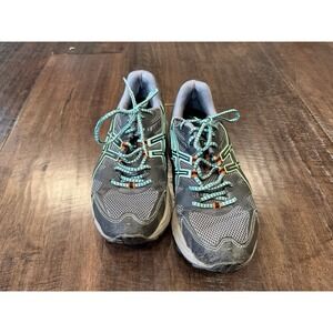 ASICS GEL-Kahana  Womens‎ Sz 8 Gray Cushioned Trail Running Hiking Shoes T4G5N